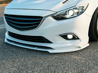 Реснички на фары var №2 фигурные Mazda 6 / Atenza GJ (2012 - 2018) + УСТАНОВОЧНЫЙ КОМПЛЕКТ