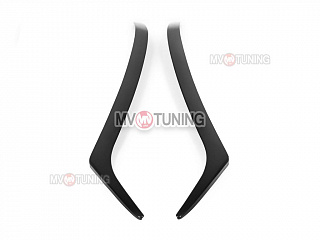 Реснички на фары  узкие var№1 Honda Civic 4D (2006-2012) + УСТАНОВОЧНЫЙ КОМПЛЕКТ